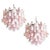 Flamingo Italian Pink Petal Chandeliers, Murano, 1995, Set of 2 For Sale - Image 14 of 14