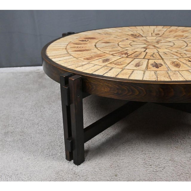 Les Herbiers Coffee Table by Roger Capron for Vallauris, 1960s For Sale - Image 17 of 18