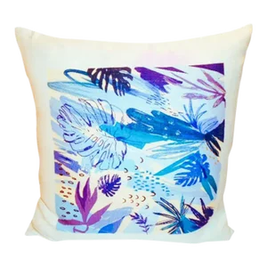 Tropical Warm White Sunbrella Pillow