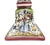 Late 20th Century Pair of Hand-Painted Portuguese Faience Candlesticks by C. Melo With Birds, Dog, Castle & Deer – Folk Art / European Traditional For Sale - Image 5 of 18