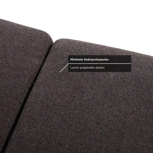 Brown Grey Fabric Three-Seater Sofa from Ewald Schillig For Sale - Image 6 of 12