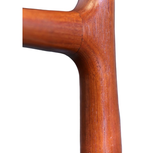 Brown Model 152 Armchair in Teak and Kvadrat Upholstery by J. Nørgaard, 1960s For Sale - Image 8 of 18