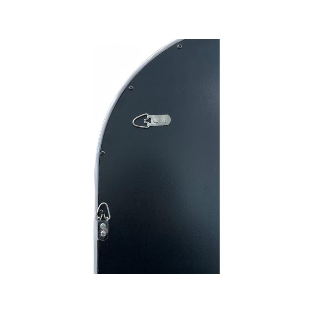 Osman Glossy Chalk Wall Mirror For Sale - Image 9 of 11