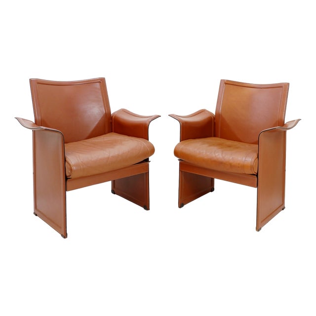 Korium Dining Chairs by Tito Agnoli for Matteo Grassi, 1970s, Set of 2 For Sale