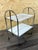 Space Age Chrome and White Serving Trolley, 1960s-1970s For Sale - Image 9 of 17