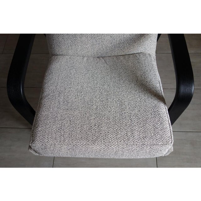 Black Armchair by Pierre Guariche for Steiner, France, 1950s For Sale - Image 8 of 14