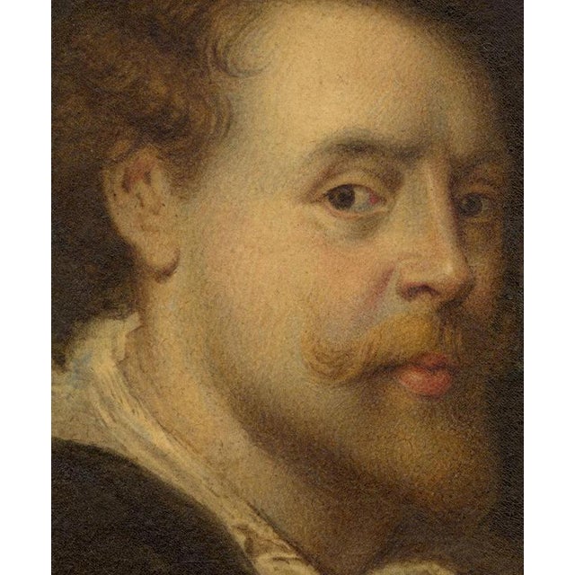 Tommaso Minardi Rubens' Self-portrait in a Hat, Watercolour For Sale - Image 4 of 11