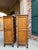 Brown Pair Vintage French Chests 7 Drawer Semainier Louis XV Style Carved Oak For Sale - Image 8 of 18