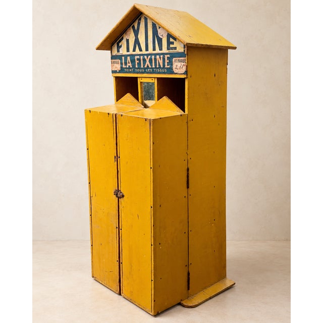 French La Fixine Advertising Shop Display Cabinet, 1920s For Sale - Image 4 of 12
