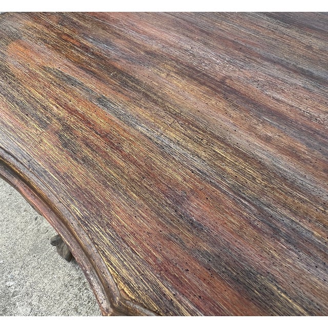 1980s Old World Mexican Hacienda Collection: Console Table With Monumental Mirror & Decorative Corbels, 5 Pieces For Sale - Image 10 of 18