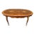 Mid 20th Century Louis XV Style Marquetry Satinwood Inlaid and Ormolu Mounted Extension Dining Table With Leaf. For Sale