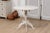 Wood 1860s Swedish Light Grey Painted Tilt-Top Table with Round Top and Carved Legs For Sale - Image 7 of 12