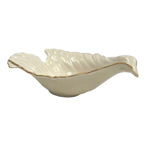 1980s Lenox Gold Trimmed Dove Dish