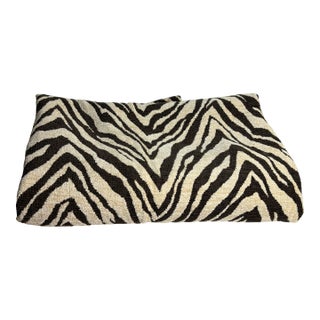 Clarence House Woven Texture, Cotton, Zebra Pattern For Sale