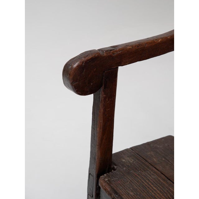 Wood French Provincial Oak Armchair, 18th Century For Sale - Image 7 of 14