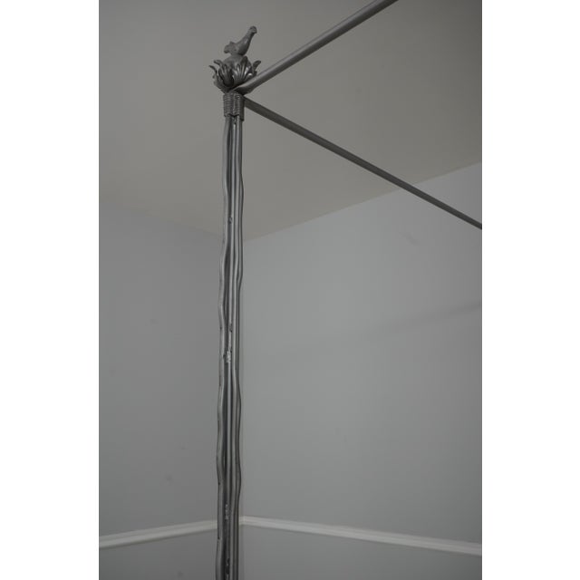 Corsican Iron Twiggy Bird & Berry Queen Size Poster Bed For Sale In Philadelphia - Image 6 of 16