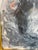 Textile Original Abstract Expressionist Oil Painting in Ornate Vintage Gilded Frame For Sale - Image 7 of 11