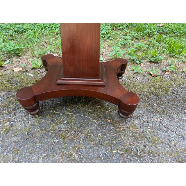 Antique Regency Style Mahogany Flip Top Game Table For Sale - Image 13 of 18