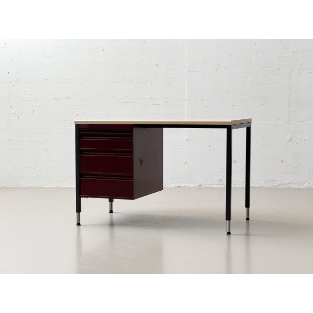 A compact swiss design classic from bigla, characterized by functional clarity and industrial elegance. The desk combines...