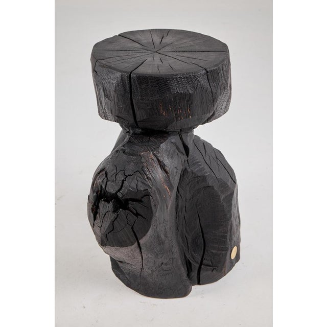 Brutalist Sculptural Side Table by Logniture For Sale - Image 15 of 18