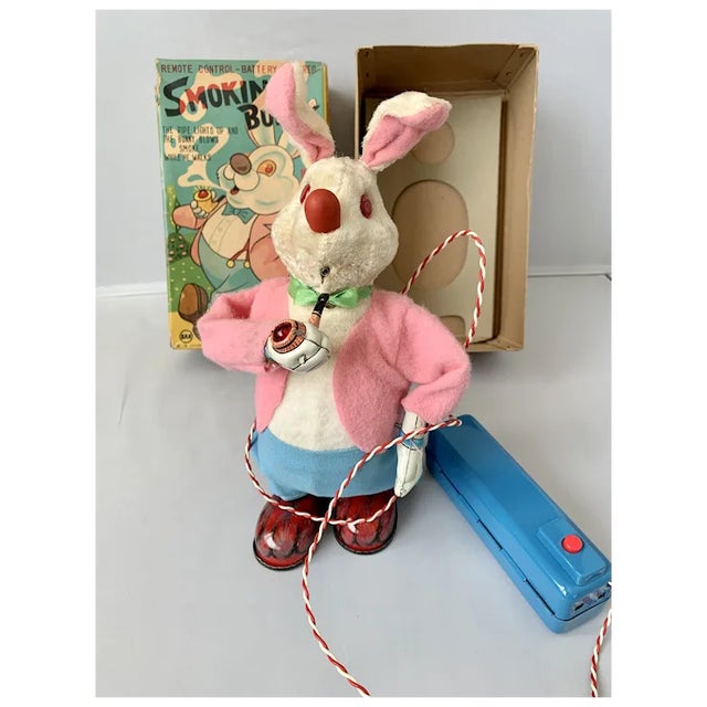 Vintage Smoking Bunny Toy For Sale In Denver - Image 6 of 9