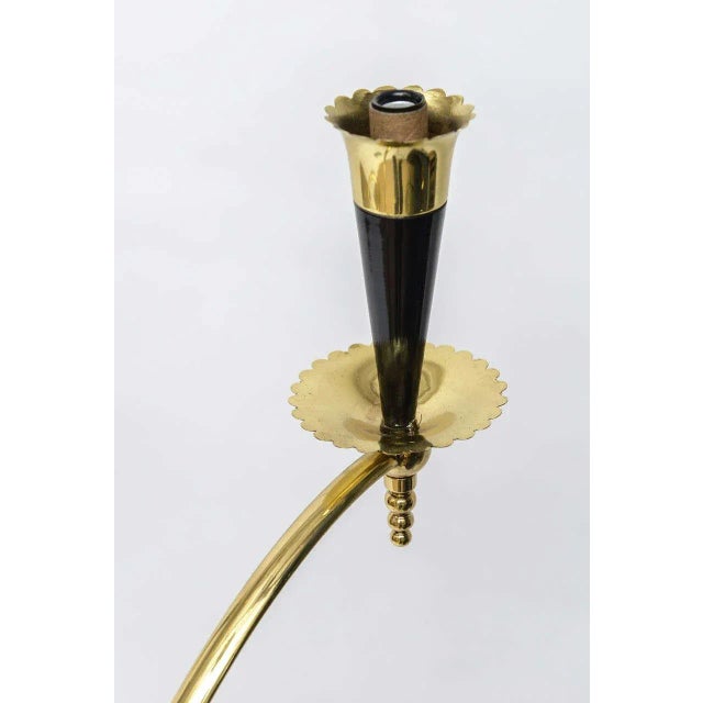 Metal Italian Neoclassical Brass 8 Arm Chandelier For Sale - Image 7 of 9