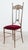 Antique Chiavarine Chairs in Brass and Red Velvet, 1950s, Set of 2 For Sale - Image 9 of 18