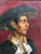 This striking portrait of a matador in profile is the work of American artist and designer Vernon Grimmer (20th Century)....