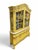 French Provincial Vintage Drexel Heritage French Provincial Painted Breakfront Cabinet For Sale - Image 3 of 10