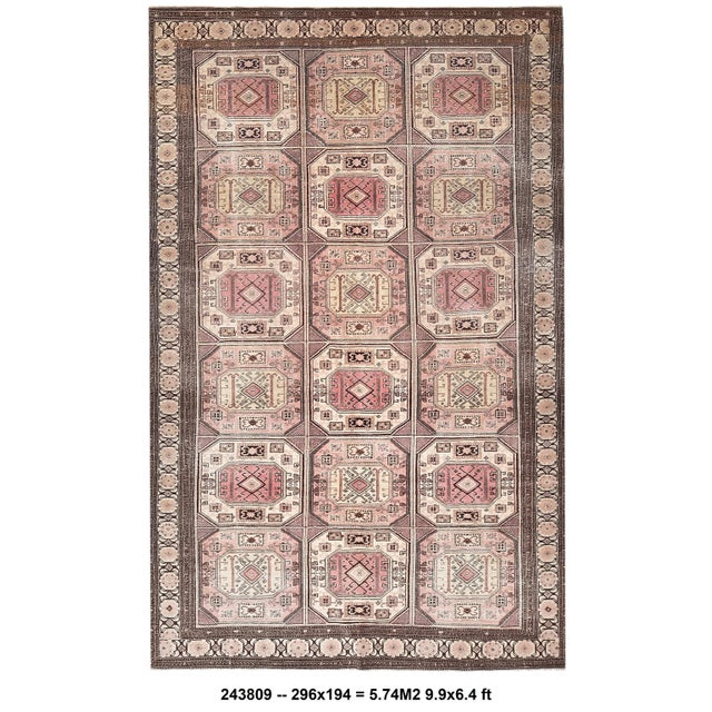 Large Vintage Turkish Rug in Wool For Sale - Image 12 of 12