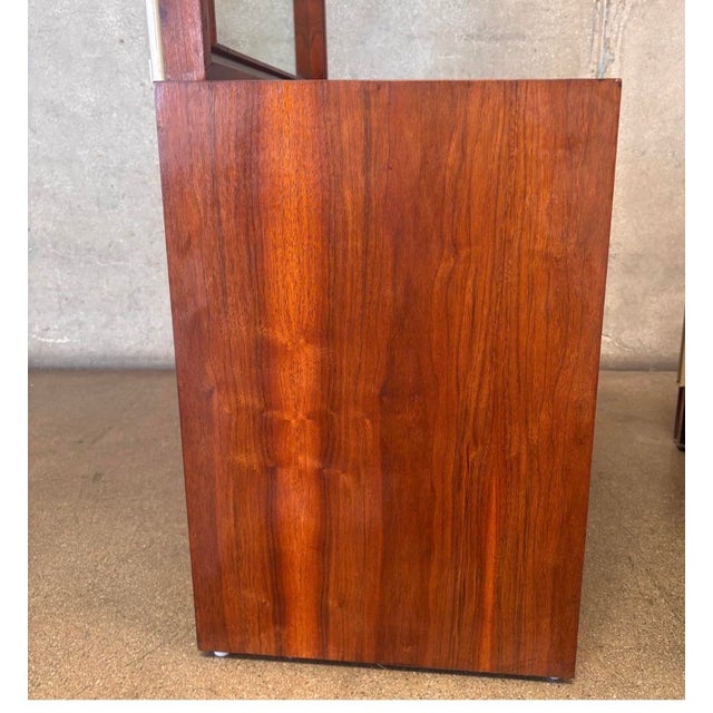 Dillingham MCM Dillingham Mirrored Vanity/ Nightstands . For Sale - Image 4 of 10