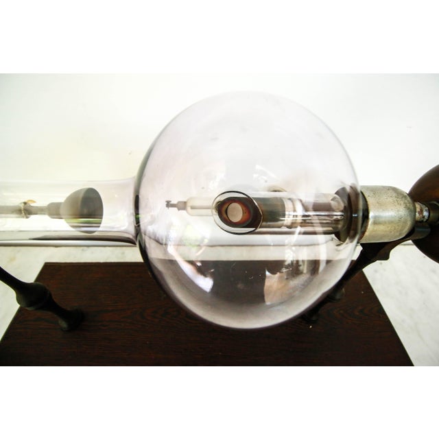 Antique Crookes Tube in Wenge Wood, 1890s For Sale - Image 9 of 12