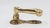 Late 20th Century Pair of Late 20th Century Polished Brass Dummy Door Lever Pulls For Sale - Image 5 of 8