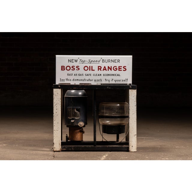 American Vintage "Boss" Oil Ranges in-Store Point-of-Sale Display For Sale - Image 3 of 10