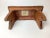 Late 19th Century Early 1800’s Antique Primitive Wood Footstool Bench in Great Old Paint For Sale - Image 5 of 7