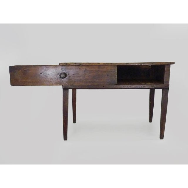 19th Century Chestnut Game Farm Table with Drawer For Sale - Image 5 of 12