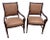 Pair of Empire Style Armchairs by Michael Thomas For Sale