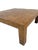 This coffee table is made out of burl walnut wood squares. Attributed to the style of Paul Evans based on design and...