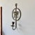 Mid-Century Modern Late 20th Century Brass Bow Candlestick Sconce For Sale - Image 3 of 5