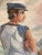 Vintage, 1983 Figural Oil Painting on Canvas of Young Man Fisherman, Signed For Sale - Image 10 of 11