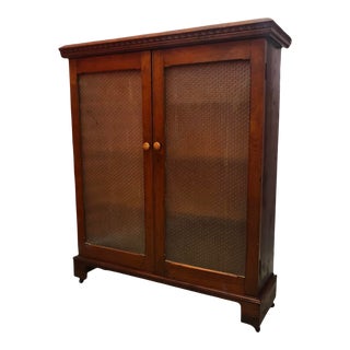 19th Century Antique Mahogany Chiffonier Storage Cabinet For Sale