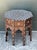 English Vintage Boho Octagon Inlay Table For Sale - Image 3 of 12