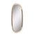 Swedish wall mirror in a brass frame with loops around the edges, designed by Josef Frank for Svenskt Tenn in the 1950s....