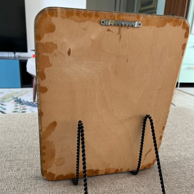 Late 20th Century Signed Christine Miessler Sailboat on Wood For Sale - Image 4 of 11