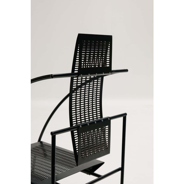 Black Vintage Quinta Chairs by Mario Botta for Alias, 1980s, Set of 8 For Sale - Image 8 of 17