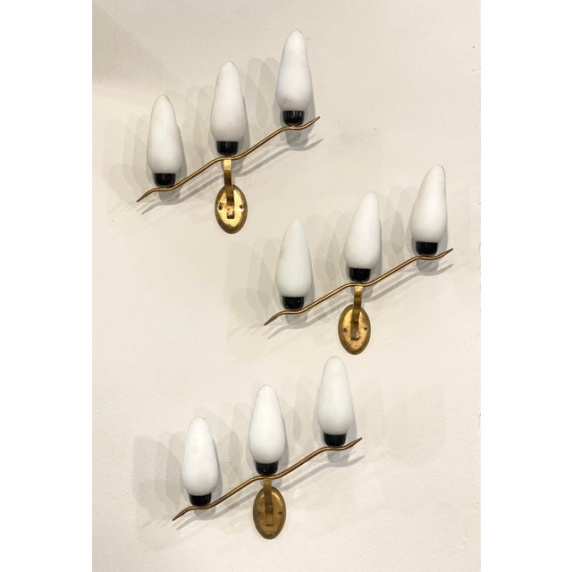 Wall Lights from Stilnovo, 1960, Set of 3 For Sale - Image 11 of 11
