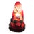 Vintage Old World Christmas Santa Toymaker Lamp Hand Painted Glass Limited Edition Retired 1997 For Sale