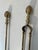 Large Brass Pineapple Fireplace Tools in the Style of Maison Baguès For Sale - Image 4 of 12