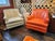 Mid-Century Modern Vintage 1950s Midcentury Modern Pontiac Chair Co for Montgomery Ward White Swivel Rocking Chair For Sale - Image 3 of 12