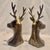 Mid-Century Brass Stag Head Bookends - Set of 2 For Sale - Image 10 of 11